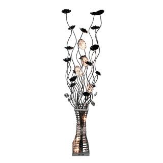 Vinvage Modern Luxury 6 light Black Rose Floor Lamp
