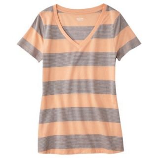 Juniors Boyfriend V Tee   Miriam Orange/Brilliant Blue M(7 9)