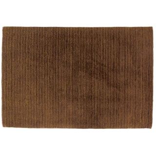 Celebration Wool Solid Chocolate Area Rug (8 X 10)