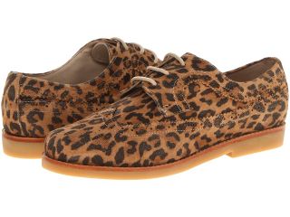 Elephantito Leopard Brogues Girls Shoes (Animal Print)
