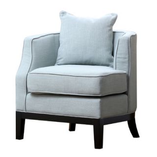 Abbyson Living Corner Chair HS SF 2100 BGE / HS SF 2100 BLU Color Sky Blue
