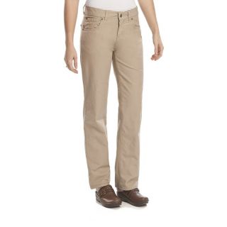 Woolrich Milestone Pants   Peached Cotton  Flannel Lined (For Women)   KHAKI (14 )