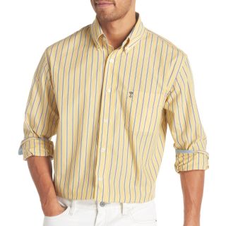 Arrow Hamilton Long Sleeve Poplin Shirt, Cornsilk, Mens