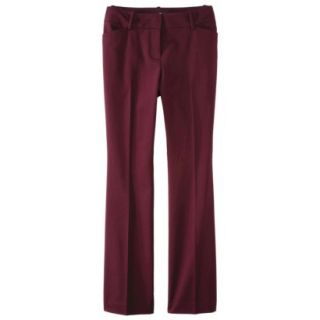 Mossimo Womens Doubleweave (Curvy Fit) Pant   Purple 2 Short