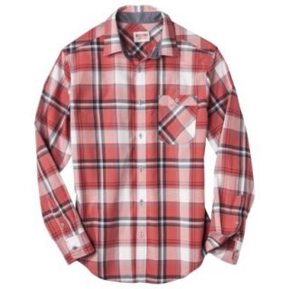 Mossimo Supply Co. Mens Button Down Shirt   Aura Red L