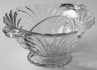 Cambridge Caprice Clear 2 Part Candy Dish, No Lid   Stem #300, Clear