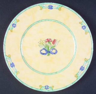 Villeroy & Boch Castellina Salad Plate, Fine China Dinnerware   Blue Ribbons,Var