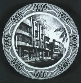 222 Fifth (PTS) Slice Of Life South Beach Hotels Salad Plate, Fine China Dinnerw