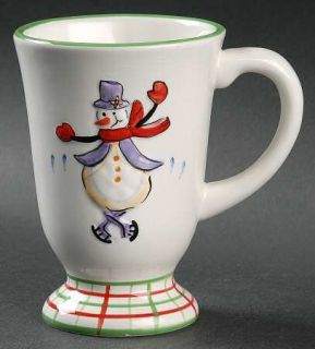  Dancing Snowmen Mug, Fine China Dinnerware   Home Collection,Snowmen,Re