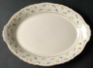 Syracuse Suzanne 14 Oval Serving Platter, Fine China Dinnerware   Federal Shape