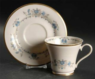 Gorham Ching Dynasty Footed Cup & Saucer Set, Fine China Dinnerware   Museum Col
