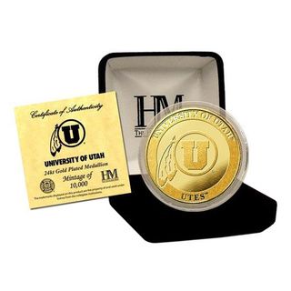 University Of Utah 24 karat Gold Coin (MultiDimensions 8 inches high x 4 inches wide x 1 inch deepWeight 1 pound )