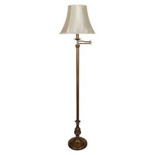 Swing Arm Floor Lamp   Brass (59.5)