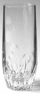 Nachtmann Fleurie Highball Glass   Clear, Polished & Gray Cut, No Trim