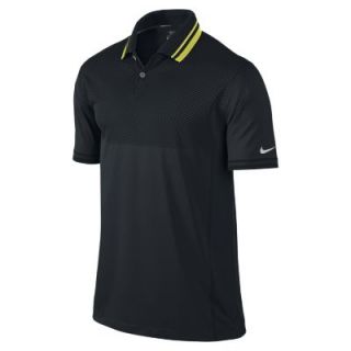 Nike Innovation Dri FIT Knit Cool Mens Golf Polo   Black
