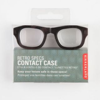 Retro Specs Contact Case Black/White One Size For Men 220790125