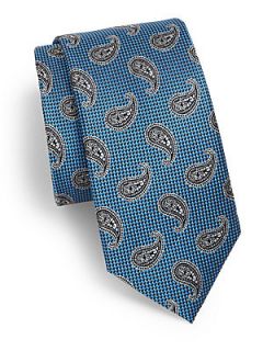  Collection Pinot Paisley Tie   Blue