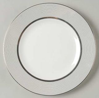 Royal Doulton Platine Salad Plate, Fine China Dinnerware   Monique Lhuillier,Pla