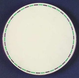 Lenox China Oslo Bread & Butter Plate, Fine China Dinnerware   Green&Platinum Sq