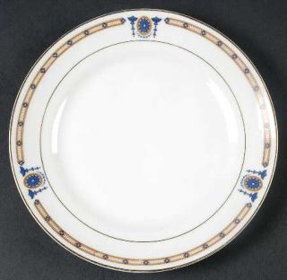 Noritake Beverly  Bread & Butter Plate, Fine China Dinnerware   Blue Medallions,