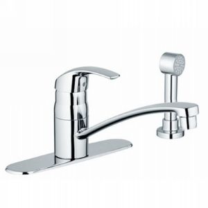 Grohe 31352001 Eurosmart Kitchen Centerset Faucet with Side Spray