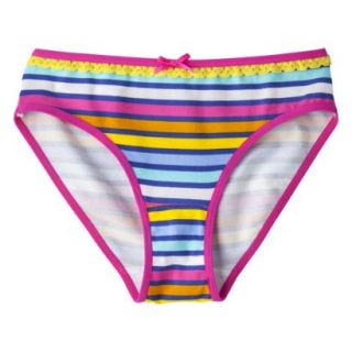 Xhilaration Girls Bikini Briefs   Multi Color Stripe 8