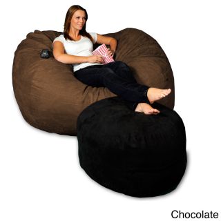 Soft Micro Suede 5 foot Beanbag Chair Lounger
