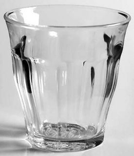 Duralex Picardie Clear 3 Oz Flat Tumbler   Clear, Panels, Multisided