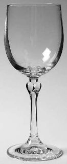 Crystalex, Czech Cxh2 Wine Glass   Clear, Plain, Bulbous Stem, No Trim