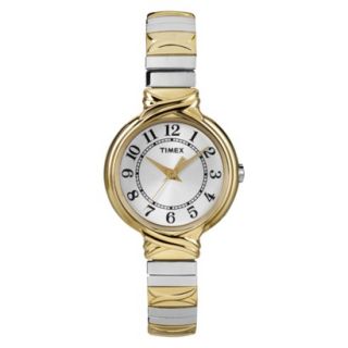Womens Timex Two Tone Expansion Band Watch   Gold/Sivler