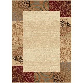 Rhythm 105202 Beige Transitional Area Rug (93 X 12 6) (BeigeSecondary Colors Brown, red, greenShape RectangleTip We recommend the use of a non skid pad to keep the rug in place on smooth surfaces.All rug sizes are approximate. Due to the difference of 