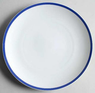 Studio Nova Cafe Classic Blue Salad Plate, Fine China Dinnerware   Blue Band, Co