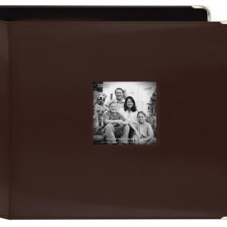 Pioneer Photo Brown Leatherette 3 ring Memory Book (20 Bonus Page)