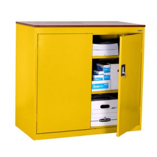 Sandusky Counter Height Cabinet EA2R46244 Finish Yellow