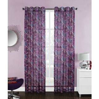 Diva Star 84inch Grommet Curtain Panel Pair