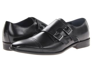 Steve Madden Larkin Mens Slip on Dress Shoes (Black)