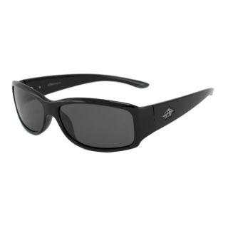 Anarchy Mens Control Black/polarized Grey Rectangular Sunglasses