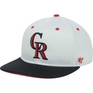 Colorado Rockies 47 Brand MLB Red Under Snapback Cap