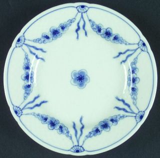 Bing & Grondahl Empire Blue & White Bread & Butter Plate, Fine China Dinnerware
