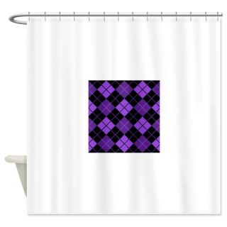  Argyle Purple Seamless Background Shower Curtain  Use code FREECART at Checkout