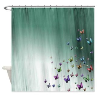  Butterfly Shower Curtain  Use code FREECART at Checkout