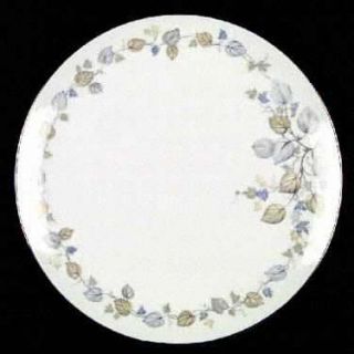 Franconia   Krautheim Vignette Dinner Plate, Fine China Dinnerware   Blue,Gray&Y