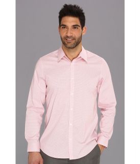 Calvin Klein Mini Check Poplin L/S Button Down Shirt Mens Long Sleeve Button Up (Multi)