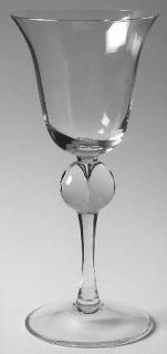 Colony Retrospect Wine Glass   Clear, No Trim, Bulbous Stem,Optic