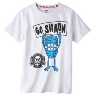Shaun White Boys Tee Shirt   True White XS