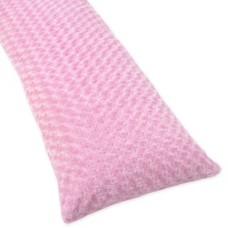 Sweet Jojo Designs Olivia Pink Minky Full Length Double Zippered Body Pillow Case Cover (PinkMaterials PolyesterMinky fabricsZipper closures on both sides for easy useCare instructions Machine washableDimensions 20 inches wide x 54 inches longThe digit