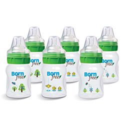 Born Free Five ounce Bpa free Eco Deco Baby Bottles (pack Of Six)
