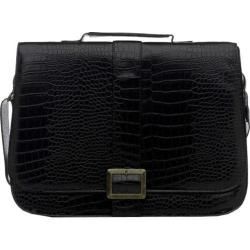 Womens Soapbox Bags Jesse Black Croc