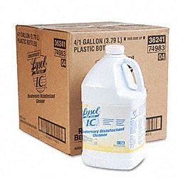 Lysol Brand I.c. Quaternary Disinfectant Cleaner  Gallon Bottle (pack Of 4)