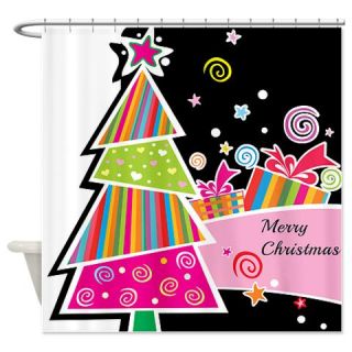  Artistic Christmas Shower Curtain  Use code FREECART at Checkout